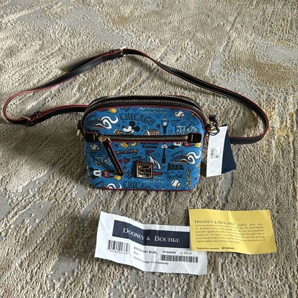 Dooney & Bourke Handbags - Disney Dooney Bourke‎ Chicago Windy City Satchel Crossbody Purse Handbag new